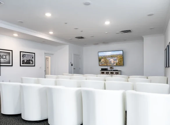 The Blake at Charlottesville media room