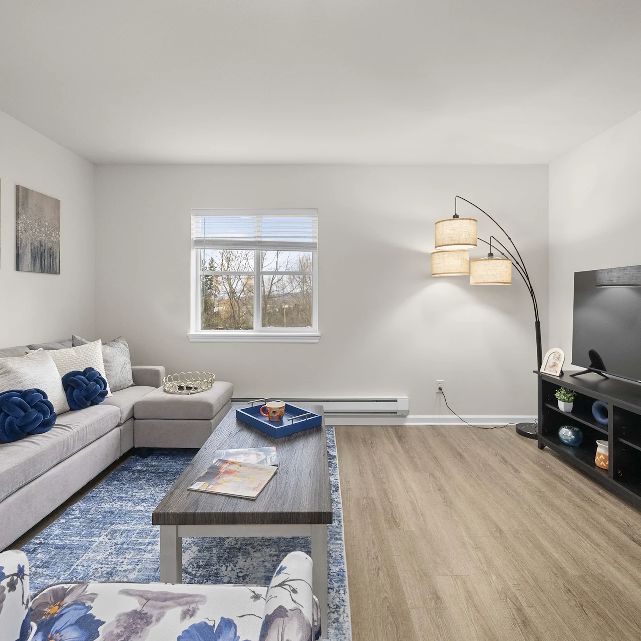 Chateau Valley Center in Renton, WA, apartment living room