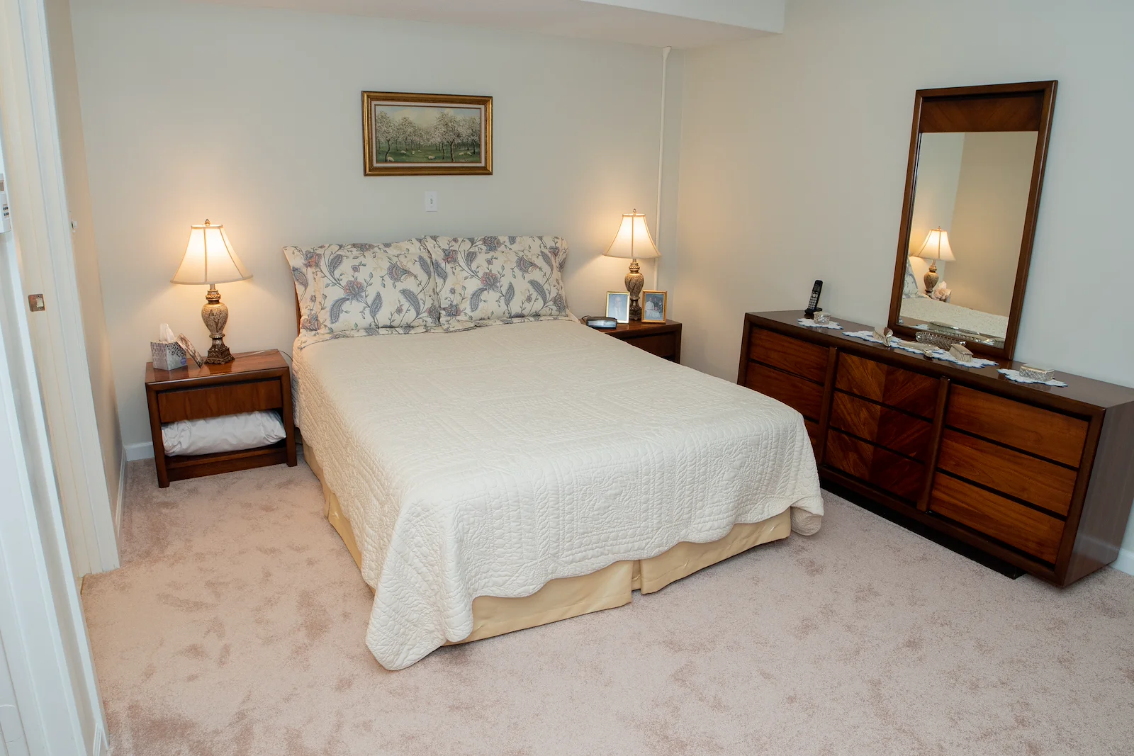 Roomy Bedroom in Independent Living