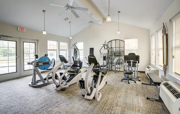 Steeplechase Gracious Retirement Living Hawthorn Senior Independent Living in Oxford, Florida gym fitness center
