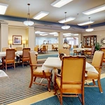 Dining area of Gaines Park Senior Living
