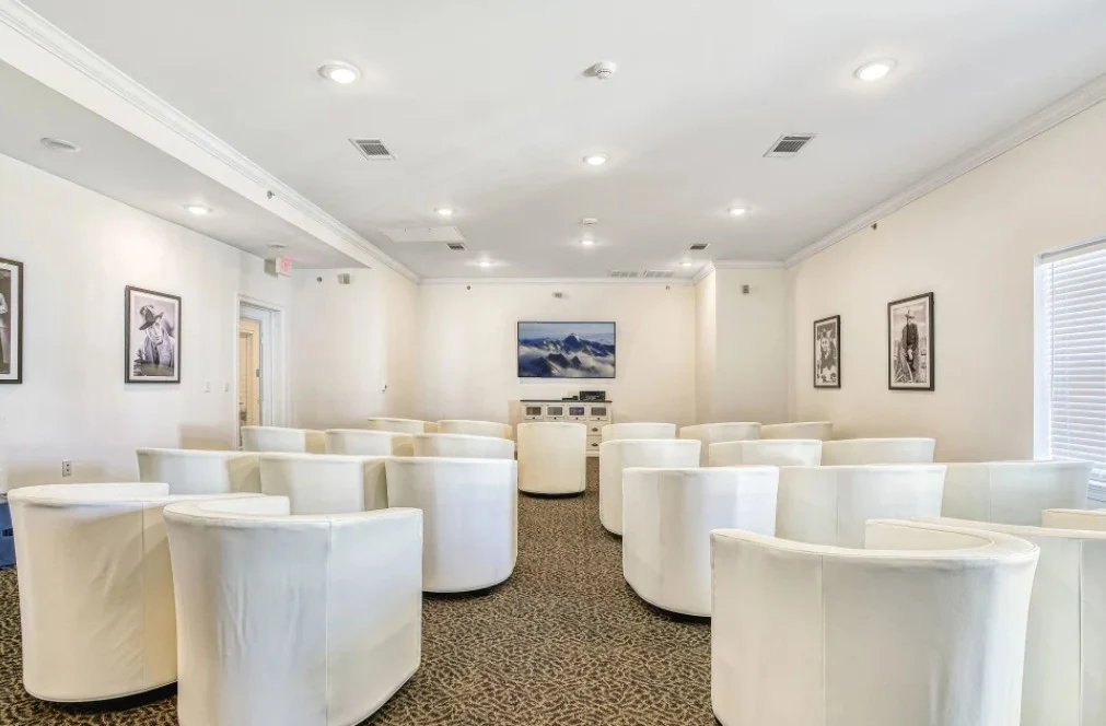 The Blake at Kingsport media and activity room