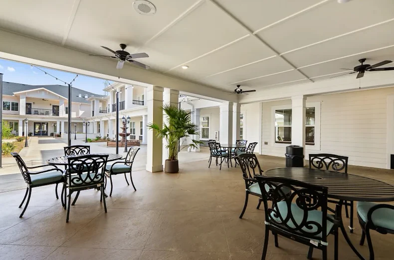 The Blake at Biloxi outdoor area