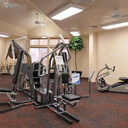 Whispering Pines Gracious Retirement Living Hawthorn Senior Independent Living in Raleigh, North Carolina gym fitness center