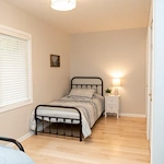 Legato Living Residential Memory Care at Rockbrook senior living community offering assisted living and memory care in Omaha, NE, shared suite with warm lighting