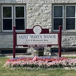 St Mary’s Manor Assisted Living in South Milwaukee, Wisconsin front entrance sign