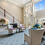 Lounge area at the Waters of Highland Park