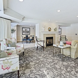 Lounge area at the Waters of Eden Prairie