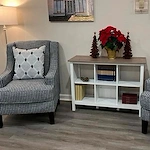 Dream Catcher Senior Living, assisted living community in Jackson, GA, entryway with seating