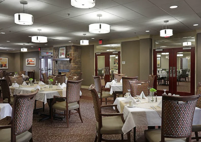 Christian City Skilled Nursing and Rehabilitation Center by PruittHealth in Union City, Georgia dining room