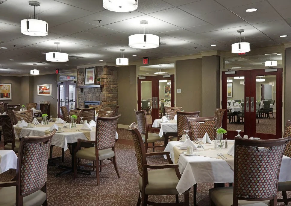 Christian City Skilled Nursing and Rehabilitation Center by PruittHealth in Union City, Georgia dining room