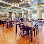 Dining area at Orchard Ridge Residencies 