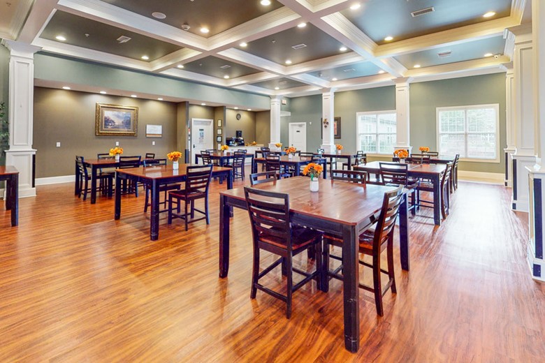 Dining area at Orchard Ridge Residencies 