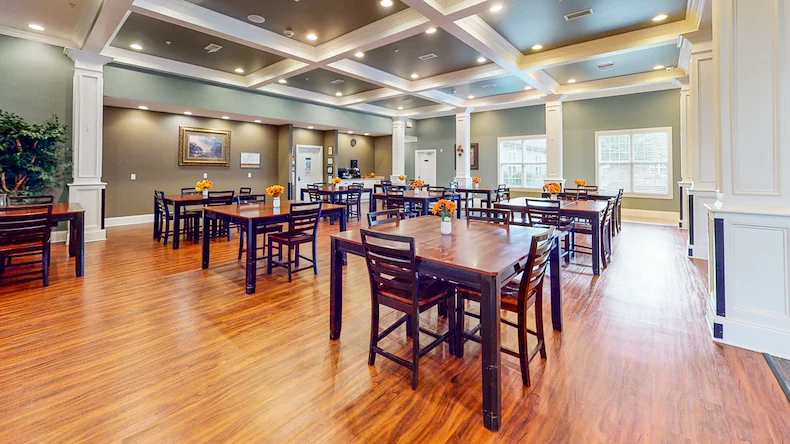 Dining area at Orchard Ridge Residencies 