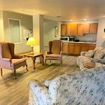 Sugar Creek Apartments independent senior living in Waukee, Iowa community room
