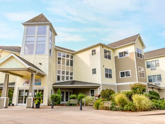 Avamere at Bethany Senior Living in Portland, Oregon front exterior