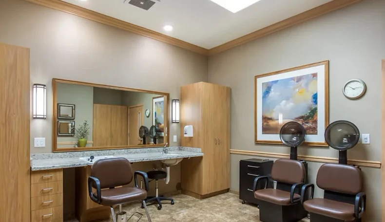 Chelsea Place Memory Care beauty and hair salon