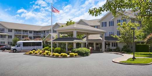 Stoneybrook Lodge Gracious Retirement Living Hawthorn Senior Independent Living in Corvallis, Oregon front exterior