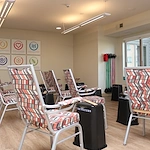 Music/fitness area at the Waters of Oak Creek