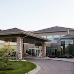 The Neighborhoods of White Lake Senior Living front entrance