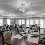Charter Senior Living of Franklin in Franklin, Tennessee, dining room