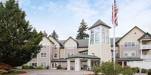 Avamere at Hillsboro Senior Living in Oregon front exterior
