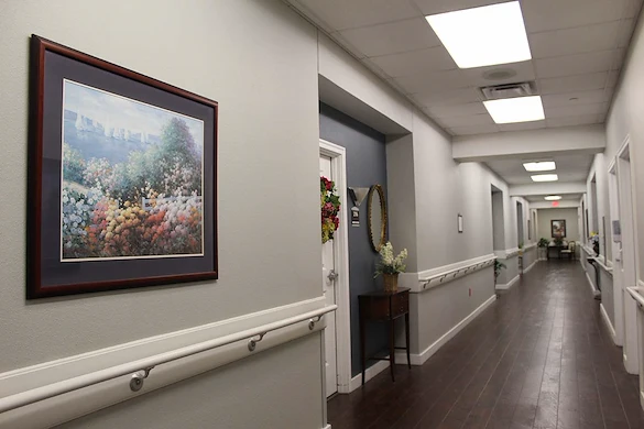 Ascension Living Providence Village Senior Living in Waco, Texas hallway