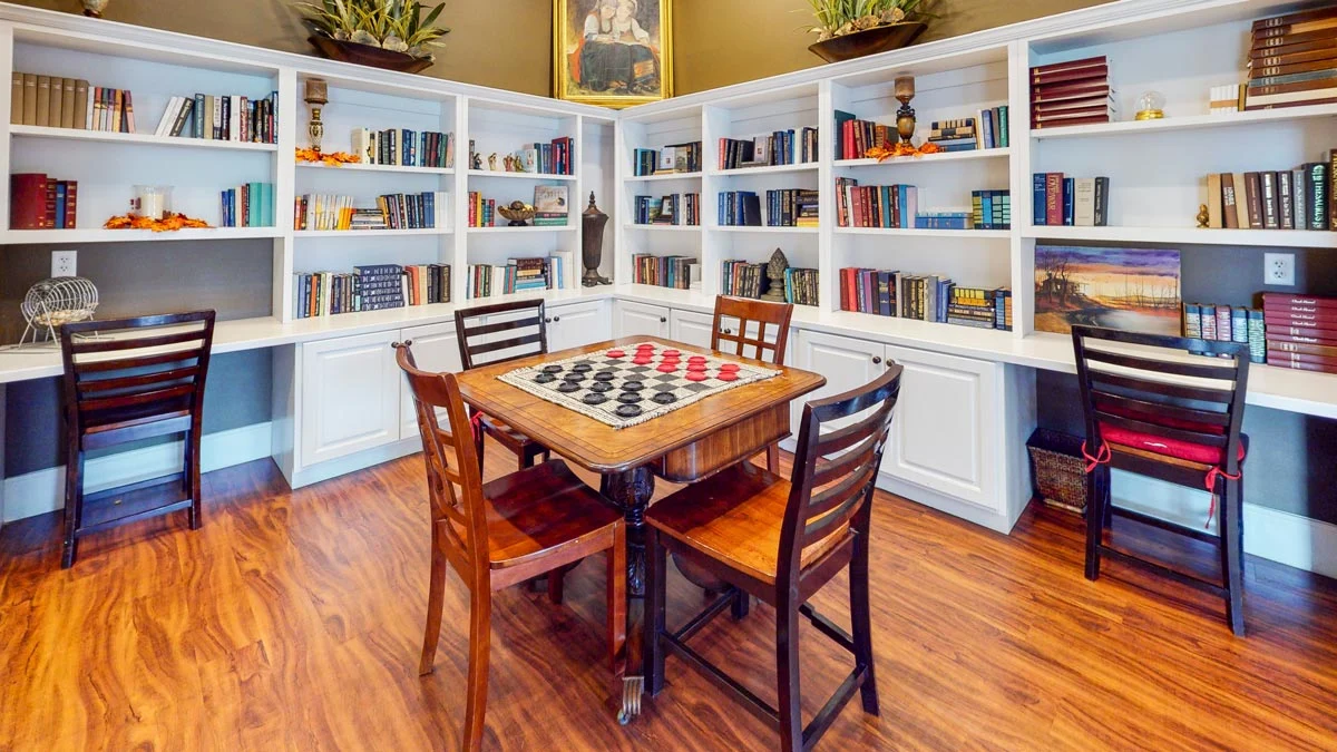 Game/activities room for Orchard Ridge residents