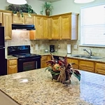 Active adult living and independent living at Watercrest at Mansfield in Mansfield, TX, kitchen