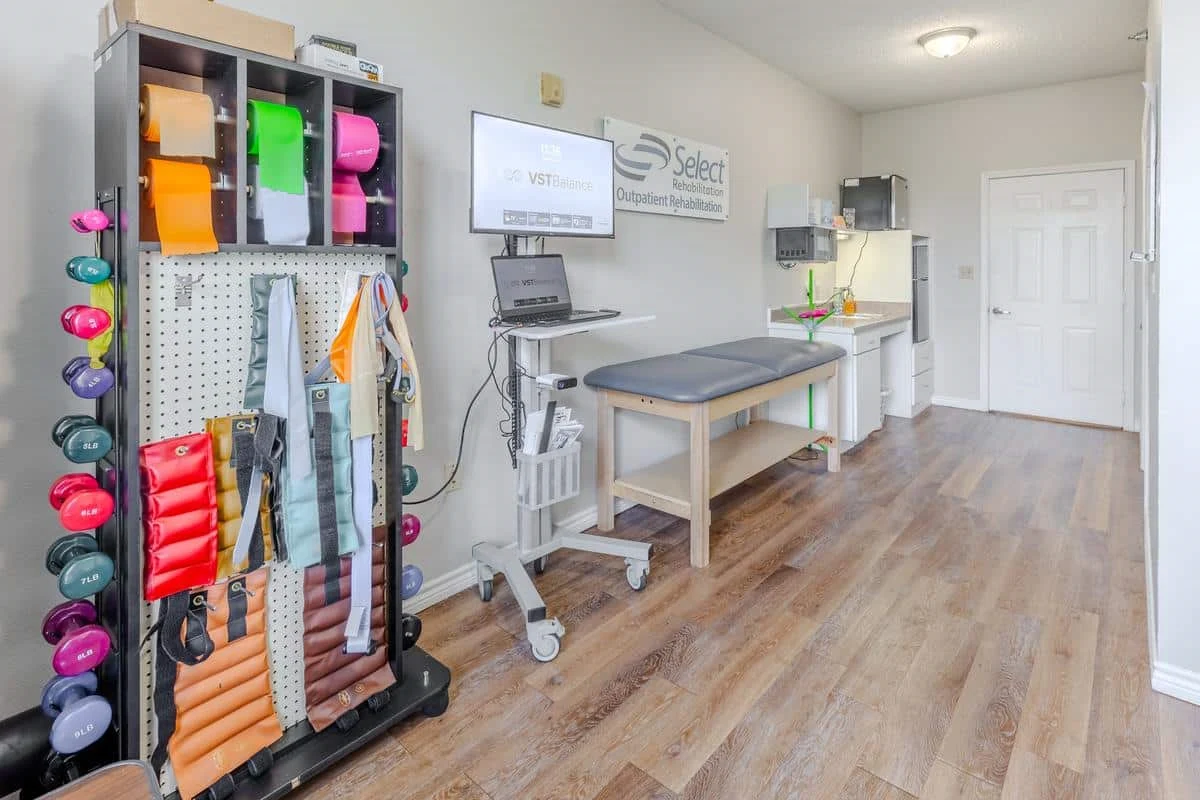 Physical therapy and rehabilitation room