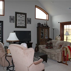 Ascension Living Sacred Heart Village Senior Living in Avilla, Indiana living room