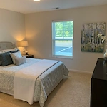 Wynbrooke Senior Apartments, active adult and independent living in Indianapolis, IN, cozy apartment bedroom