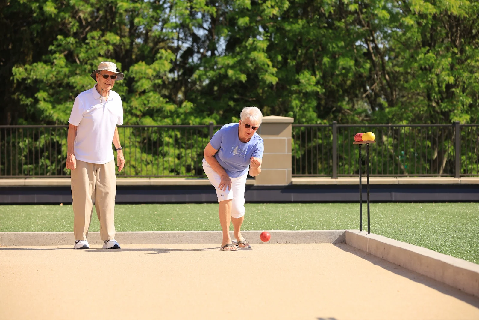 Porter Hills Village residents having fun