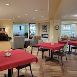 Bistro Dining Sunroom and Living room areas
