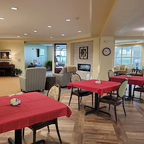 Bistro Dining Sunroom and Living room areas