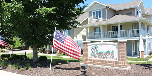 Meadowlark Estates Gracious Retirement Living Hawthorn Senior Independent Living in Lawrence, Kansas front exterior