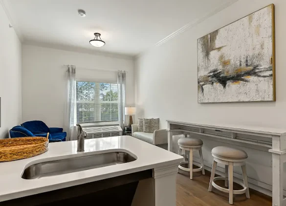 The Blake at Biloxi resident living space