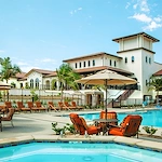 Covenant Living at Mount Miguel in Spring Valley, CA, exterior and pool