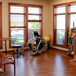 Our convenient on-site therapy space is available for resident and patient use. 
