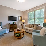 Brookdale Green Hills Cumberland senior living community offering assisted living, memory care, and respite care in Nashville, TN, apartment living room