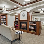 Kennedy Meadows Gracious Retirement Living Hawthorn Senior Independent Living in North Billerica, Massachusetts fireplace