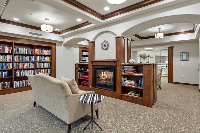Kennedy Meadows Gracious Retirement Living Hawthorn Senior Independent Living in North Billerica, Massachusetts fireplace