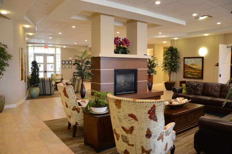 Clubhouse sitting room