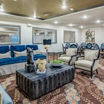 Watermere at Woodland Lakes senior living community offering active adult living and independent living in Conroe, TX, lounge area for gathering