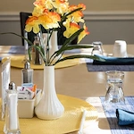 Spring Village at Hammonton table centerpiece