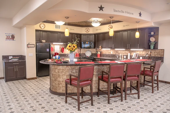 Maple Ridge Gracious Retirement Living Hawthorn Senior Independent Living in Cedar Park, Texas kitchen