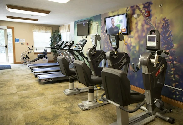 Brownsburg Meadows Assisted Senior Living in IN gym exercise room