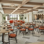Allegro Fort Lauderdale, senior living community in Fort Lauderdale, FL, offering independent living, assisted living, memory care, and respite care, bistro dining room