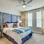Watermere McKinney senior living community offering active adult living and independent living in McKinney, TX, apartment bedroom