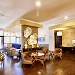 Watermere at Frisco senior living community offering active adult living and independent living in Frisco, TX, formal sitting area and dining space